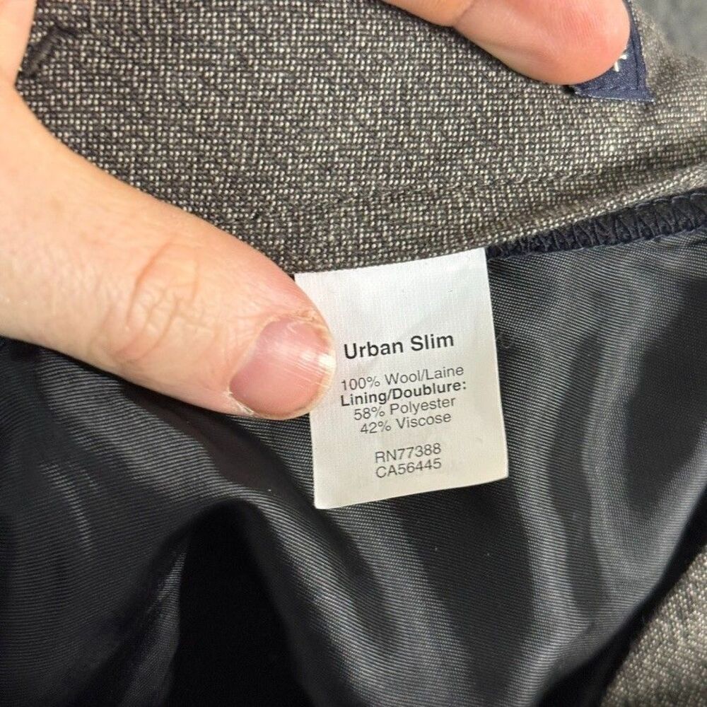 J Crew Pants Mens 29x32 Blue Urban Slim Fit Dress Slacks Wool Formal Preppy - Picture 13 of 15